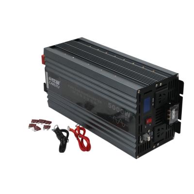 China Sell ​​well inversor solar power inverter pure sine 5000w 10000w 24v on grid pure sine wave for home use with 360*165*140 display for sale