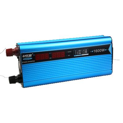 China Solar Power System Home 1600Watt Modified Sine Wave Power Inverter 12V 24V 48V DC To 110V 220V AC With LCD Display for sale