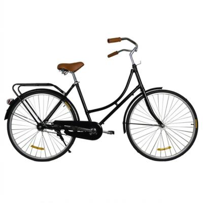 China Women's City Bike Big Wheel City Bike Black Steel Hot Selling Classic Customized Bike for sale