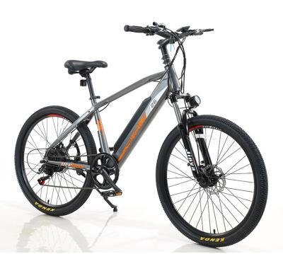 China Factory purchase price aluminum alloy 26 inch mountain e electric bikes with build in 36V lithium battery shimano 6 speed for sale for sale