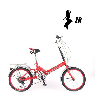 China Road Bike Mountain Bike Hybrid Bike Folding ZR 16 20 Bicycle Fashionable 24 26 Inch City Bike Portable Bicycles For Women 24 27 Speed ​​Folding Bike Female Bicycle for sale