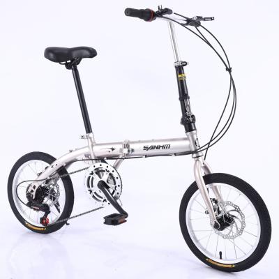 China Road Bike Mountain Bike Hybrid Bike Folding Go Bike New Arrive 16 20 Inch Steel Frame Folding Bike 12 Folding Bike 21 24 Speed ​​For Adult Women Recreation for sale