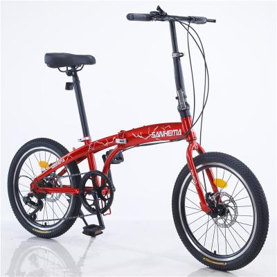 China Road Bike Mountain Bike Hybrid Folding Bike High Quality Male Female Teenagers Smart 16 Folding Bike 20 Inch Speed ​​Customized 7 Bicycle Portable Bike For Sale for sale