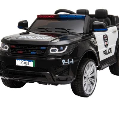 China Safety Children's Electric Car Child Four-Wheeled Police Can Rest People Male And Female Baby With Remote Control Car Baby for sale