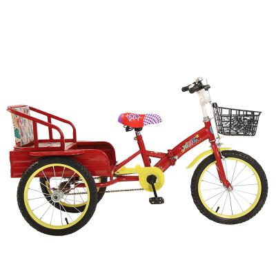 China Selecting China Factory Price Cargo Passenger 20 Inch Three Wheel Human Powered Adult Tricycle Bike For Sale for sale