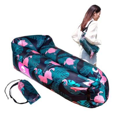 China Wholesale Easy Carry Sofa Lounger Lazy Air Bed Inflatable Sofa Bean Bag for sale