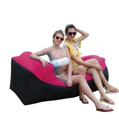 China Just Fill Air Hot Sale Square Headrest Portable Inflatable Sofa Airbag Sofa for sale