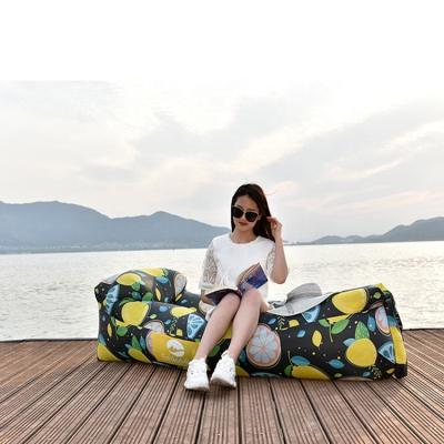 China Quickly Inflate Outdoor Lazy Airbag Sofa Hammock Beach Air Couch Inflatable Sofa for sale