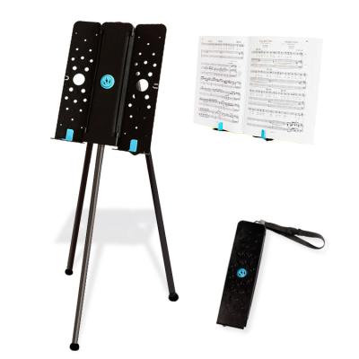 China New Design Portable Lightweight Folding Music Stand Sheet Portable Folding Light Music Stand for sale