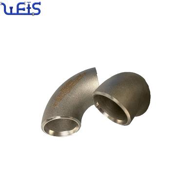 China Industrial Pipe Fitting ASME B16.9 SCH40S LR Elbow Stainless Steel 90DEG 316 / 316L 6