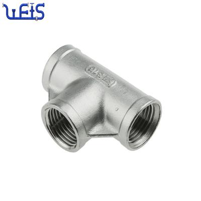 China High Quality Construction 150LB Stainless Steel Factory Pipe Fitting Mount Tee Neeple SS304 316 for sale