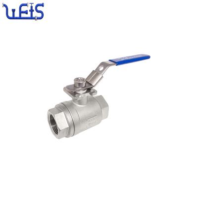 China 304 Stainless Steel Threaded End 2pc General Ball Valve for sale