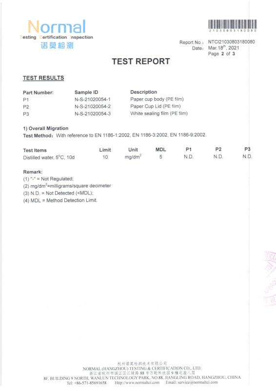 EU Organic Certificate - Guangzhou Victory Paper Products Co., Ltd.