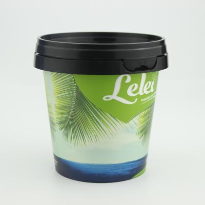 China China single wall factory high quality disposable ice cream plastic cup for sale