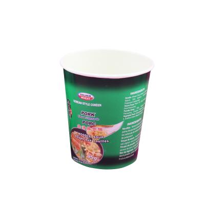 China Customized High Quality Disposable Instant Noodle Disposable Recyclable Paper Cup With Lid for sale