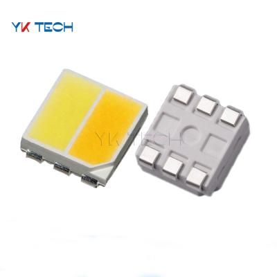 China New Product 2835 LED Lighting Dual Color Warm White 1W SMD LED , Cool White Led 2835 Dual Color SMD LED for sale