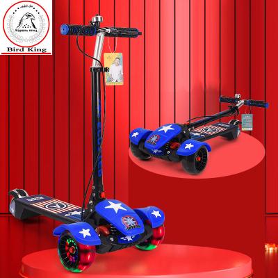 China Older children's music, lighting, scooter, yo-yo, folding bike, 3-16 years old, full three-wheel instant scooter available 119 for sale