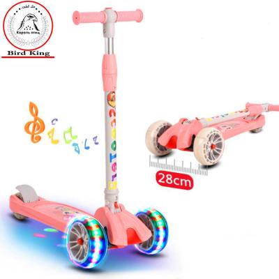 China Children's Scooter Full Bike 2-14 Scooter Bird Available Three Wheel Instant King H-0010 for sale