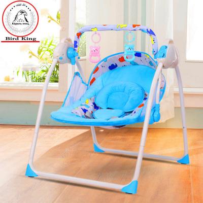 China Chinese electric baby rocking chair, baby cradle bed automatically shakes the child, cuddles the baby to relieve the recliner bird king for sale