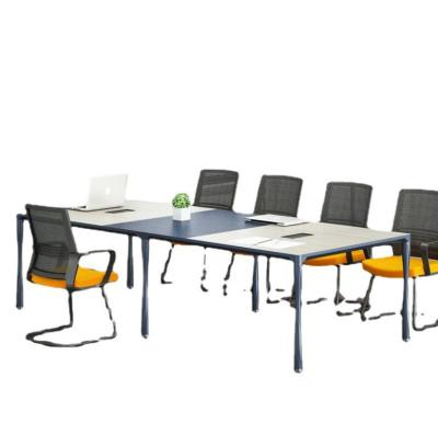 China Simple Foldable Conference Table Forming Long Table Office Furniture for sale