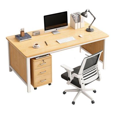 China Adjustable Simple Modern Office Desk (Height) Personal Computer Desk And Chair Combination Desk for sale