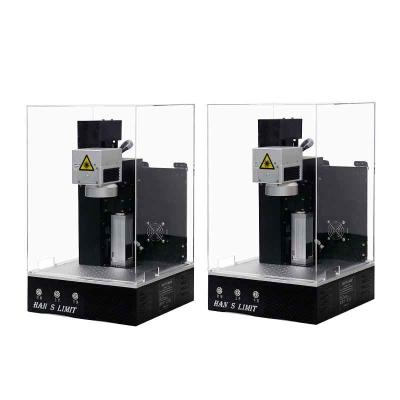 China 10 W Fiber Laser Marking Machine Draagbaar met luchtgekoeld koelsysteem Te koop