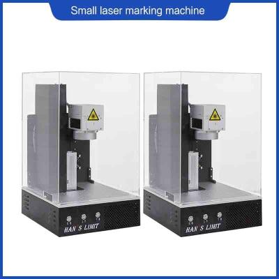 China Fiber Laser 10w Desktop Laser Marker 0.4mm Gravure Diepte Te koop