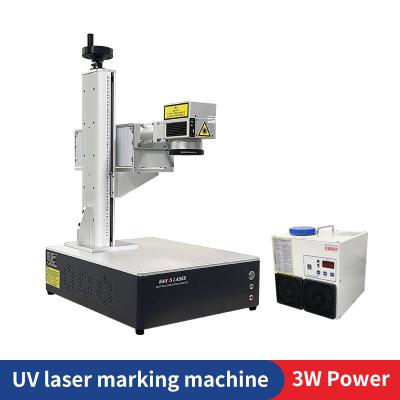 China HAN'S LASER UV-markeringsmachine bureaublad UV-lasermarkerend kunststof Te koop