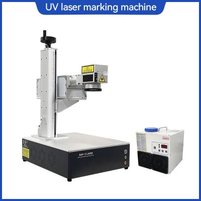 China 220V/Eenfasige/50Hz/10A UV-lasermarkeringsmachine met 1,2 liter watervat Te koop