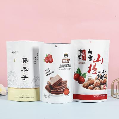 China Factory Customized Self Seal Stand Up Zipper Pouch Food Snacks Packaging Compound Bag Aluminum Foil Moisture Proof Bags for sale