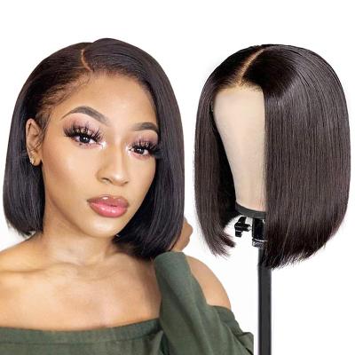 China High Quality Cheap Wig Black Natrual Price Bob KUQI Factory Glueless Synthetic Wigs Bob Wigs For Women Hair for sale