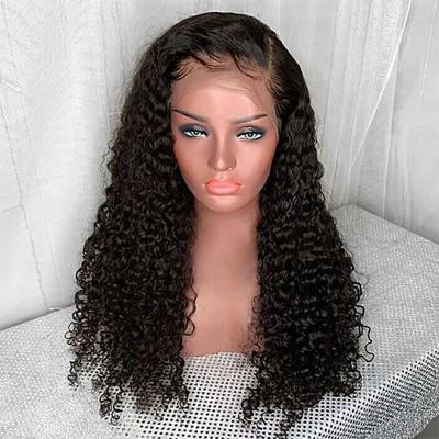 China Jerry Curly Remy Hair Wigs 150% Density Jerry Curl Most Popular 13x4 13x6 Pre Plucked With Baby Hair Hair Wigs Lace Front Wigs for sale