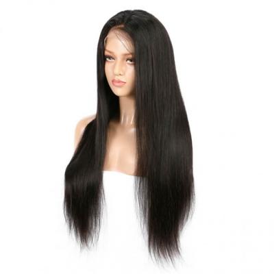 China Wholesale 10A Density 150% 180% Wave Silky Straight Remy Hair Swiss Lace 4x4 T Piece Lace Front Wigs Human Hair Wigs For Black Women for sale