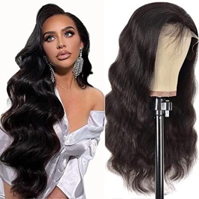 China Good Quality Baby Hair Remy Hair Body Wave With Body Wave 13x6x1 Lace Front Wigs For Black Women Front Wigs Human Hair Wigs for sale