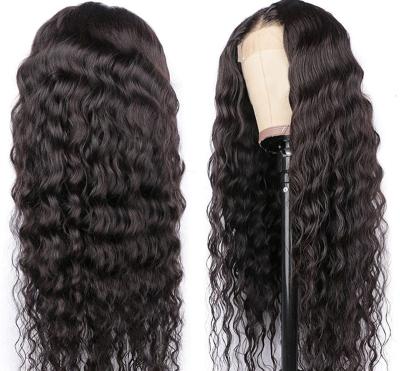 China Wholesale Baby Hair Deep Wave KUQI Deep Wave HD Lace Front Women Wigs For Black Remy Human Hair Wigs 4x4 Lace Front Wigs for sale