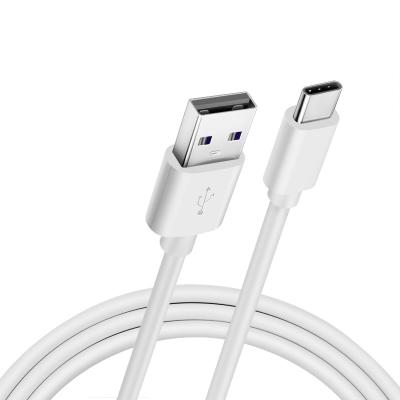 China Mobile Phone Types Factory Sale PVC Directly USB Fast Charging Mobile Phone USB Cable For Type C for sale