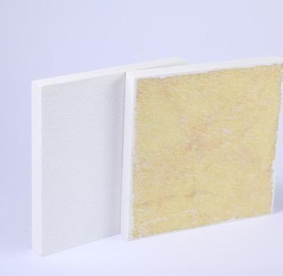 China Office Fireproof Lightweight Fiberglass Plaster Acoustic Ceiling Board for Decorative for sale