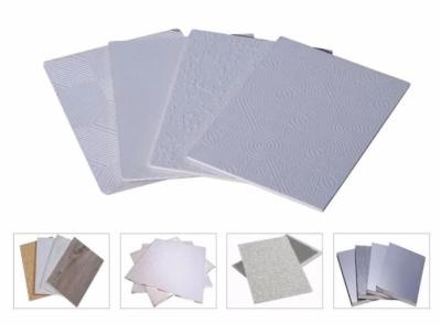 China Waterproof Embossed Plasterboard Ceiling PVC Lamination Film 900kg/M3 Without Pattern for sale