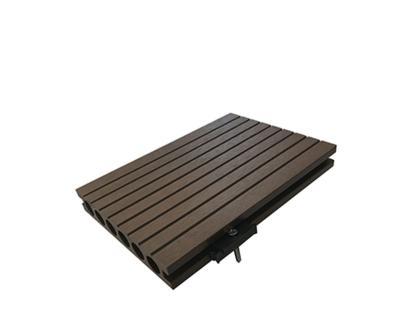 China Water Absorption Rate 2.5% Customized Synthetic WPC Decking for Engineering Flooring for sale