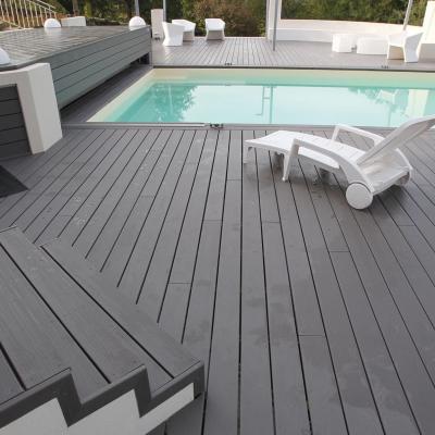 China Waterproof Engineered WPC Decking for Outdoor Sports and Recreation Environments for sale