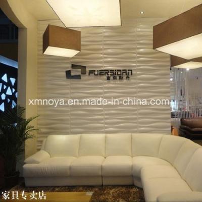 China Hotel Usage 3D Board Acoustic Sound Fireproof PVC Wall Board for Furniture Stores for sale