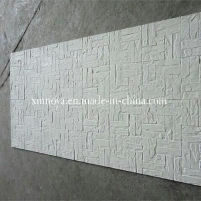 China Yellow / Gold Fireproof Aston Mineral Fiber Stone Wall Panel for Building Decorative for sale