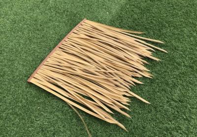 China Grey Plastic Simulation Thatch Roofing Tile for Advanced Bent Tiles in Green Environment for sale