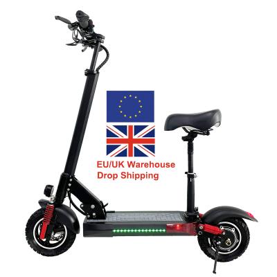 China OEM Europe Warehouse Unisex Scooter 80km Long Range Electric Wide Wheels 1000W 500W Tire Enclosed Electric Scooter For Adults for sale