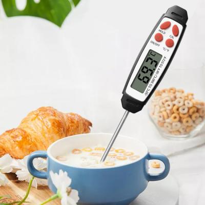 China ABS and Stainless Steel Instant Digital Read Kitchen Cooking Food Candy BBQ Meat Thermometer for sale