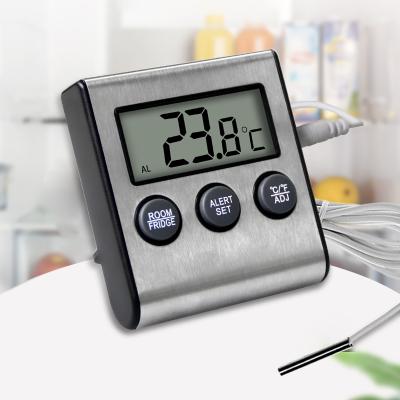 China Magnet Fridge Thermometer Digital Fridge Thermometer for Fridge Cold Room Freezer Temperature Sensor with Alarm for sale