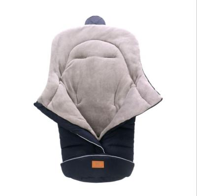 China Warm Soft Fleece Winter Windshield Footmuff Wheelchair Stroller Sleepsacks Baby Zipper Sleeping Bag Two Way Infant Windproof for sale