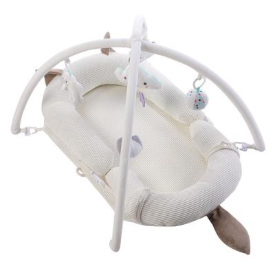 China Modern Breathable Material Baby Bed Nest Cradle With Mosquito Net for sale