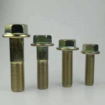 China HEX Hot Sale Customized 10.9 Grade Flange Bolts Screwed Boss Flanges Flange Screws for sale