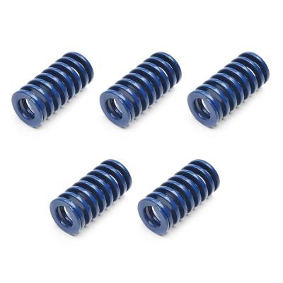 China General Industry Long Spring Steel Spiral Stamping Die Spring Load Compression Mold Steel Lightweight Blue 10mm OD 20mm for sale